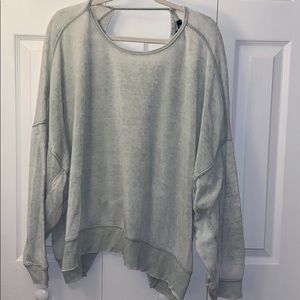 Open Back Sweatshirt